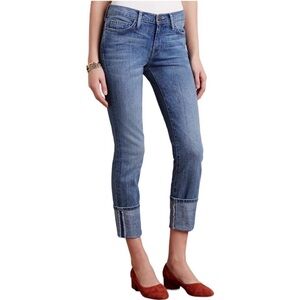 Current Elliott cuffed cropped casual denim